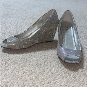 Silver shoes